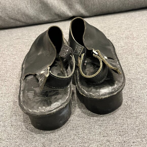 Hilos Women Aurora Black Handcrafted Slingback Mules Size 9 - Picture 5 of 10